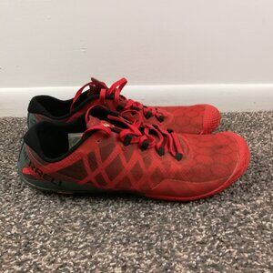 Merrell Vapor Glove 3 Mens 10 Vibram Molten Lava Orange Barefoot Running Shoes